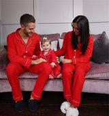 Kids Red Cotton Pyjamas