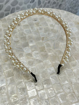 Gold Pearl headband